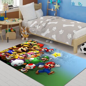 Game Room Rug,Kids Room Decor,Area Rug,Custom Rug,Baby Room Rug,Nursery Rug,Kids Room Rug,Colorfull Rug,Cute Rug,Gift For Kids,Non-slip Rug