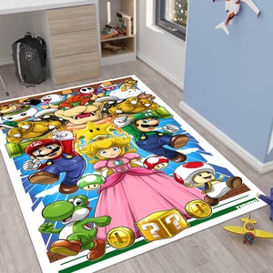 Area Rug, Gift For Kids,Custom Rug, Non-slip Rug,Kids Room Rug, Baby Room Rug, Nursery Rug,Colorfull Rug, Game Room Rug, Kids Room Decor,