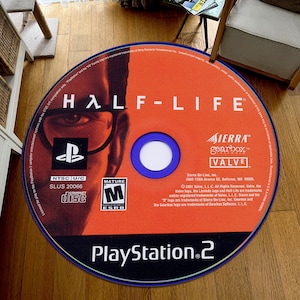 CD Cover,Custom Round Rug,Area Rug,Cd Rug,Dvd Rug,Play Rug,GameRoom Rug,Popular Game Rug,Game Room Decor,Player Rug,Gift for Gamer