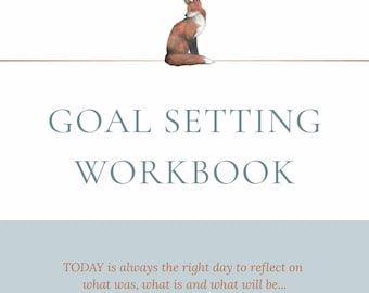 Goal Setting Workbook | Reflect & Reset | Printable PDF Journal Prompts | Action Pages