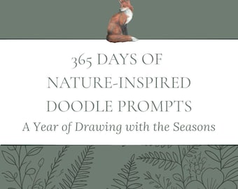 Nature Doodle Prompts | 365 Daily Drawing Ideas (A4 PDF)