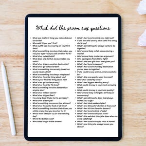 Wild Wild Wife Bachelorette Party Game - What Did the Groom Say Game, Editable Canva Free Template, Hens Party Game (Digital Download) image 6