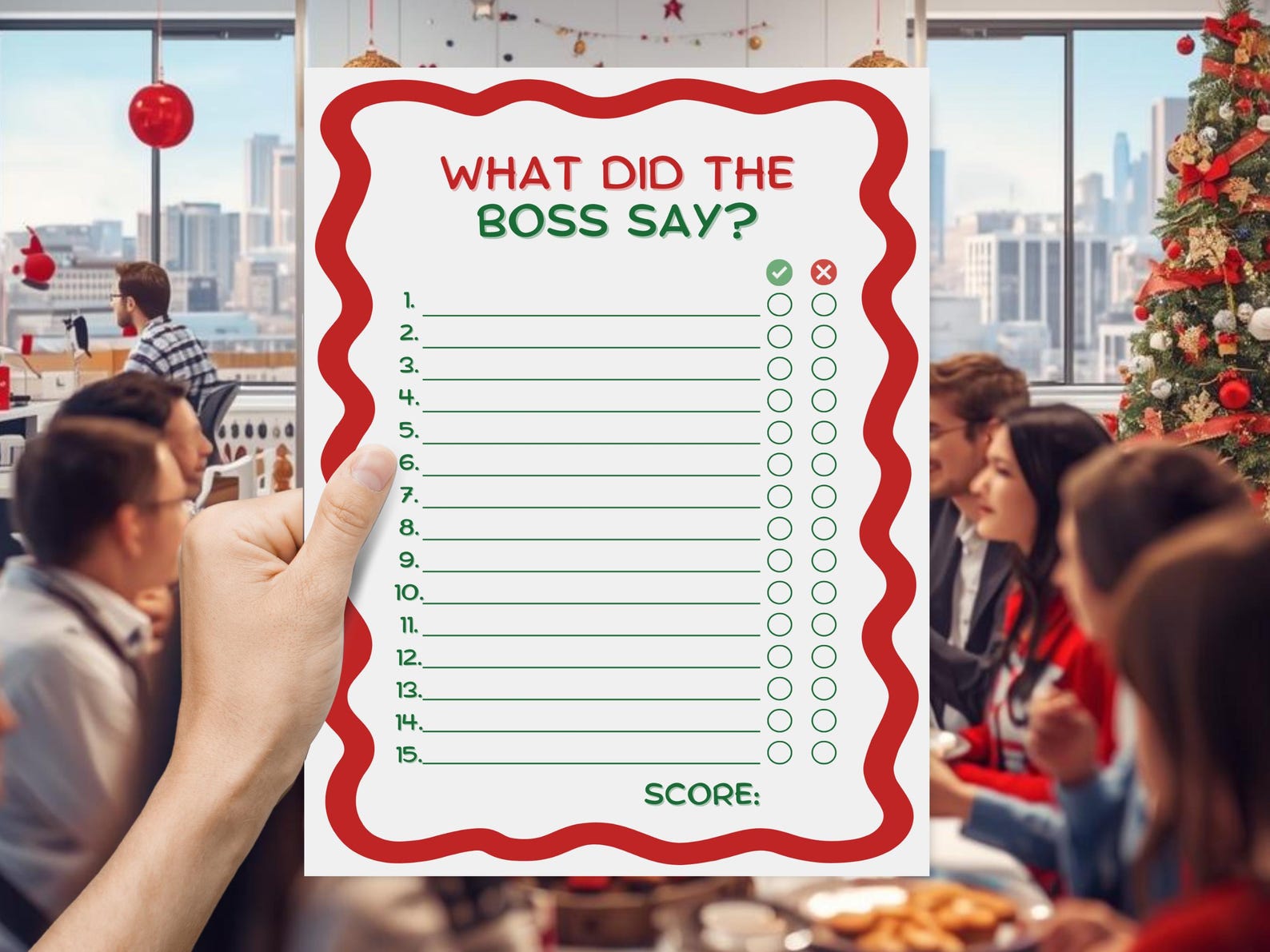 Random Employee Trivia Office Christmas Party Game, Employee Favorite, Who Knows the Boss Best ...