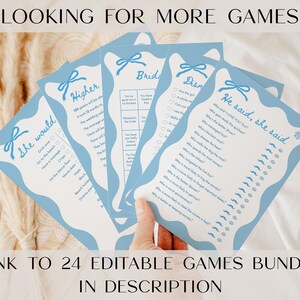 Bachelorette Party Game Show Template – Coastal Trivia Quiz (Editable Canva Template) image 9