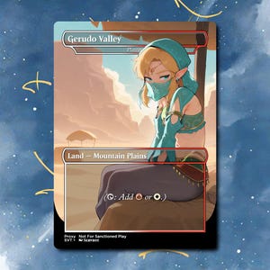 Plateau Dual Land MTG Proxy - Zelda Inspiriert