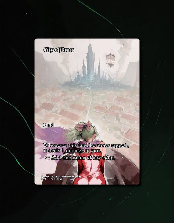 City of Brass Proxy Card | FF6 Inspired Fantasy Land | EDH Commander TCG Fan Art - Etsy City of Brass Proxy Card | FF6 Inspired Fantasy Land | EDH Commander TCG Fan Art - Etsy