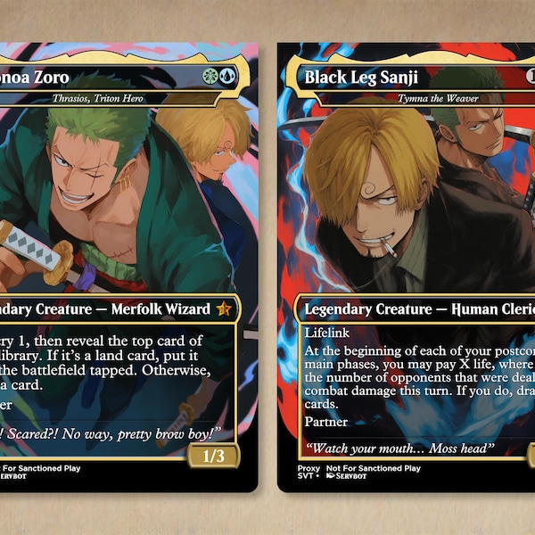 Proxies de Tymna y Thrasios - Inspirados en One Piece