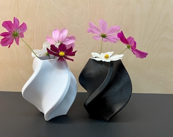 Jardinera retorcida para flores naturales o secas