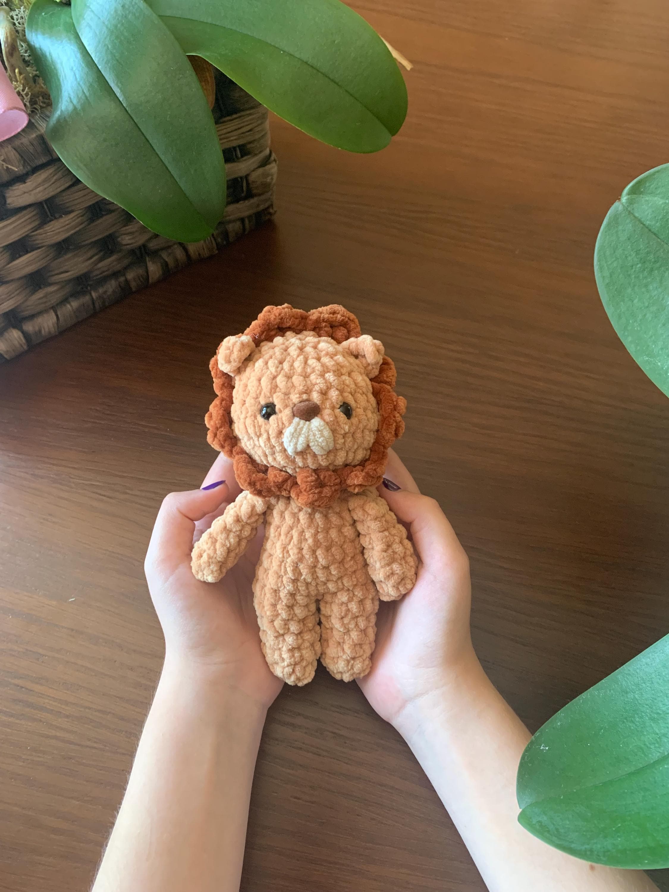 Lion Crochet Pattern No Sew – Beginner Amigurumi Plush Toy PDF, Easy ...