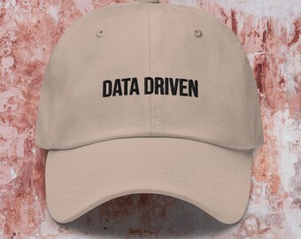 Data Driven Baseball Cap Lifelong Learning Dad Hat End of School Year Gift