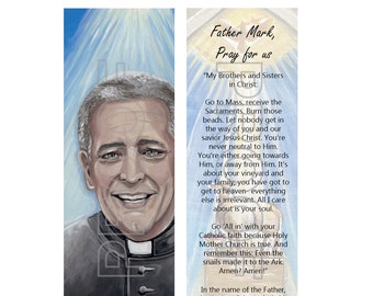 Father Mark Beard Bookmark/Prayer cards