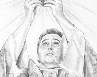 Fr. Mark Beard, "First Mass" _ (Vertical Orientation)_Prints