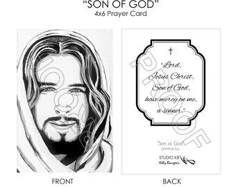 Son of God - 4x6 Prayer cards