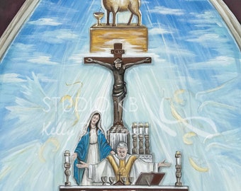 St. Helena; Fr. Mark & Our Lady - Prints