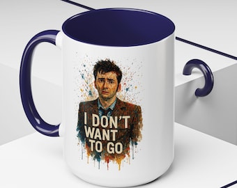 Coffee Mug, Doctor Regeneration Paint Splatter Design, Geeky Tea Cup, Whovian Gift, Sci-Fi Fan, Dr Who Present,