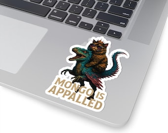 Mongo is appalled Kiss-Cut Stickers, Whimsical Sticker, Appalled Quote, Cute Sticker, Fairy Tale, Planner Sticker