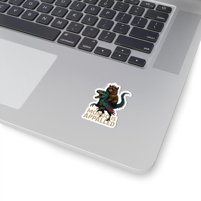 Mongo is appalled Kiss-Cut Stickers, Whimsical Sticker, Appalled Quote, Cute Sticker, Fairy Tale, Planner Sticker image 4