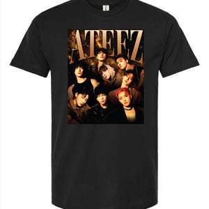 Retro, Vintage ATEEZ T-Shirt, ATINY Shirt, In Your Fantasy, ATEEZ World Tour 2025, KPop Group T-Shirt