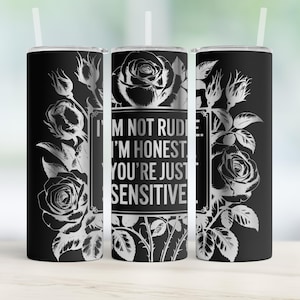 Sarcastic Seamless Tumbler Laser SVG, 20 oz Tumbler Full Wrap Laser Svg, Laser Engraved Svg, Tumbler Laser File