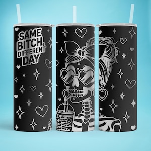 Funny Sassy Sarcastic Tumbler Laser SVG, 20 oz Tumbler Full Wrap Laser Svg, Laser Engraved Svg, Tumbler Laser File
