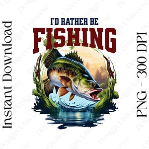Eu Prefiro Pescar PNG, Pescador PNG, Design de Sublimação, Download Digital, Design de POD