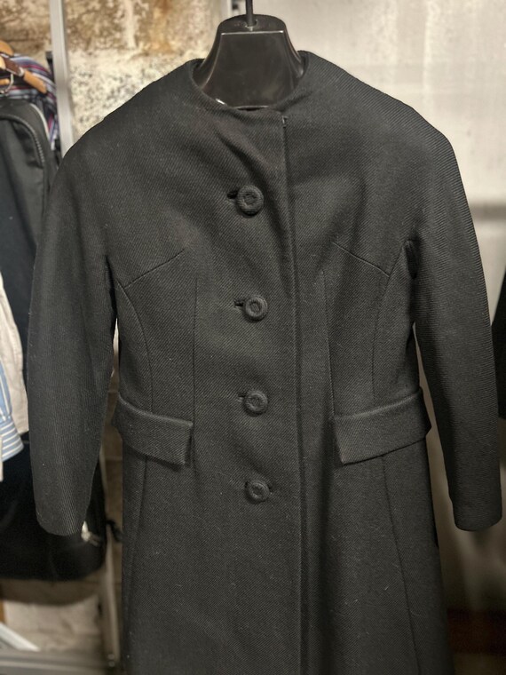 Lassie Junior Black Cavalry Twill Coat, Minimalis… - image 4