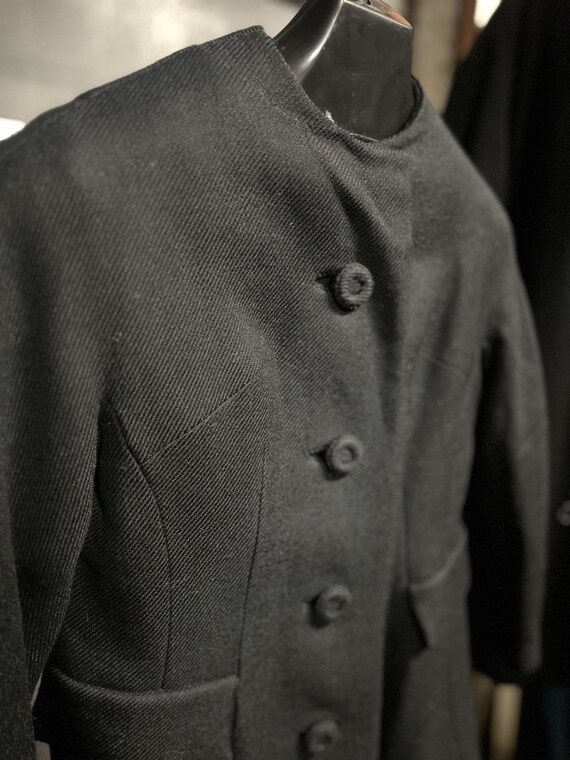 Lassie Junior Black Cavalry Twill Coat, Minimalis… - image 6