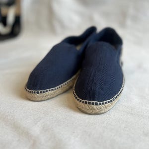 Mens Navy Espadrille - Etsy display picture 3