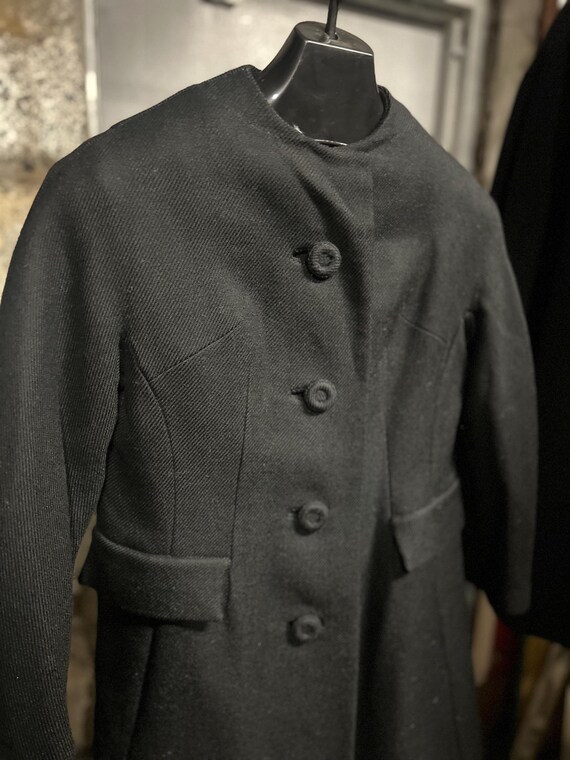 Lassie Junior Black Cavalry Twill Coat, Minimalis… - image 3