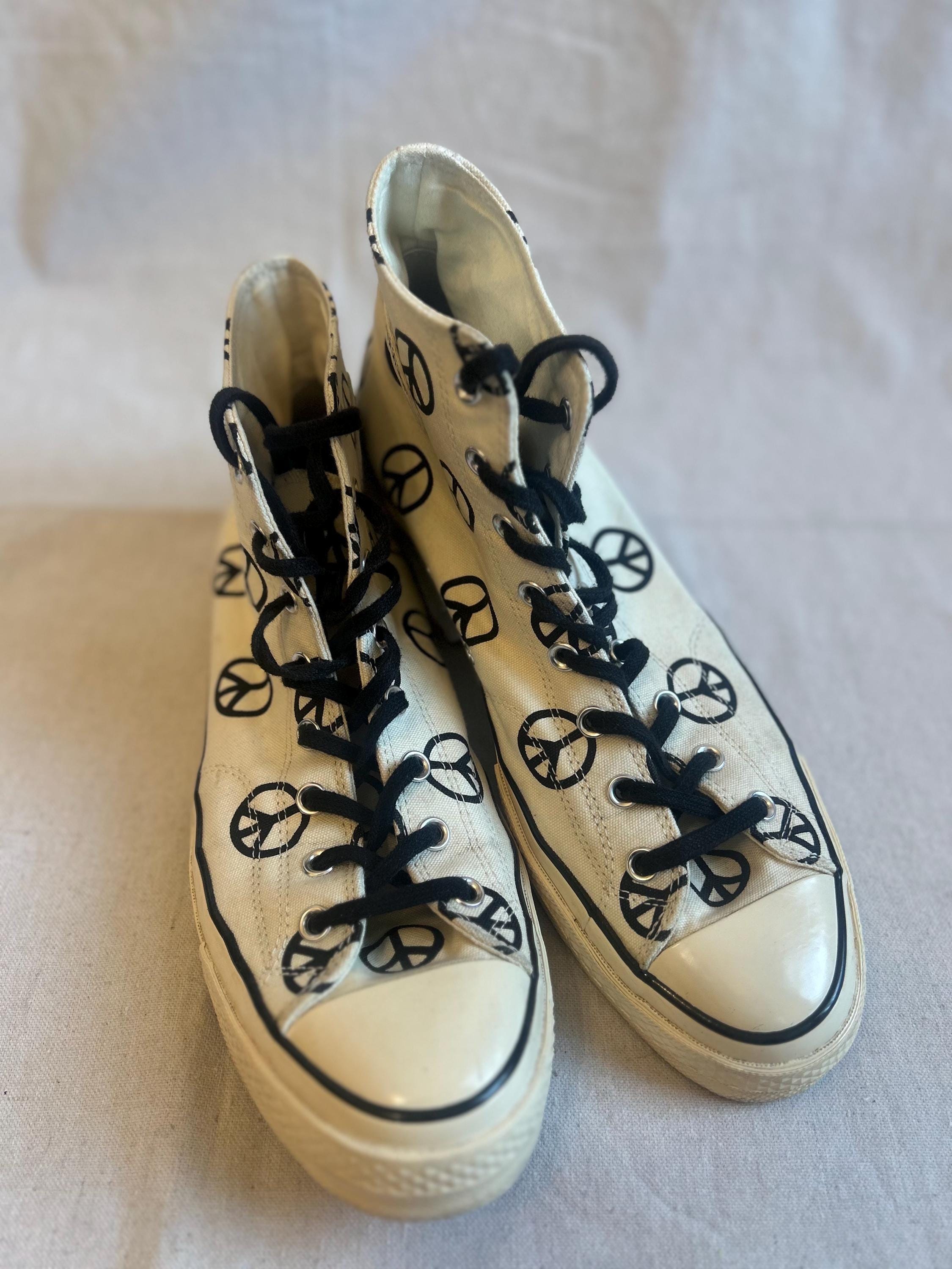 Vintage 90s Black Converse - Etsy