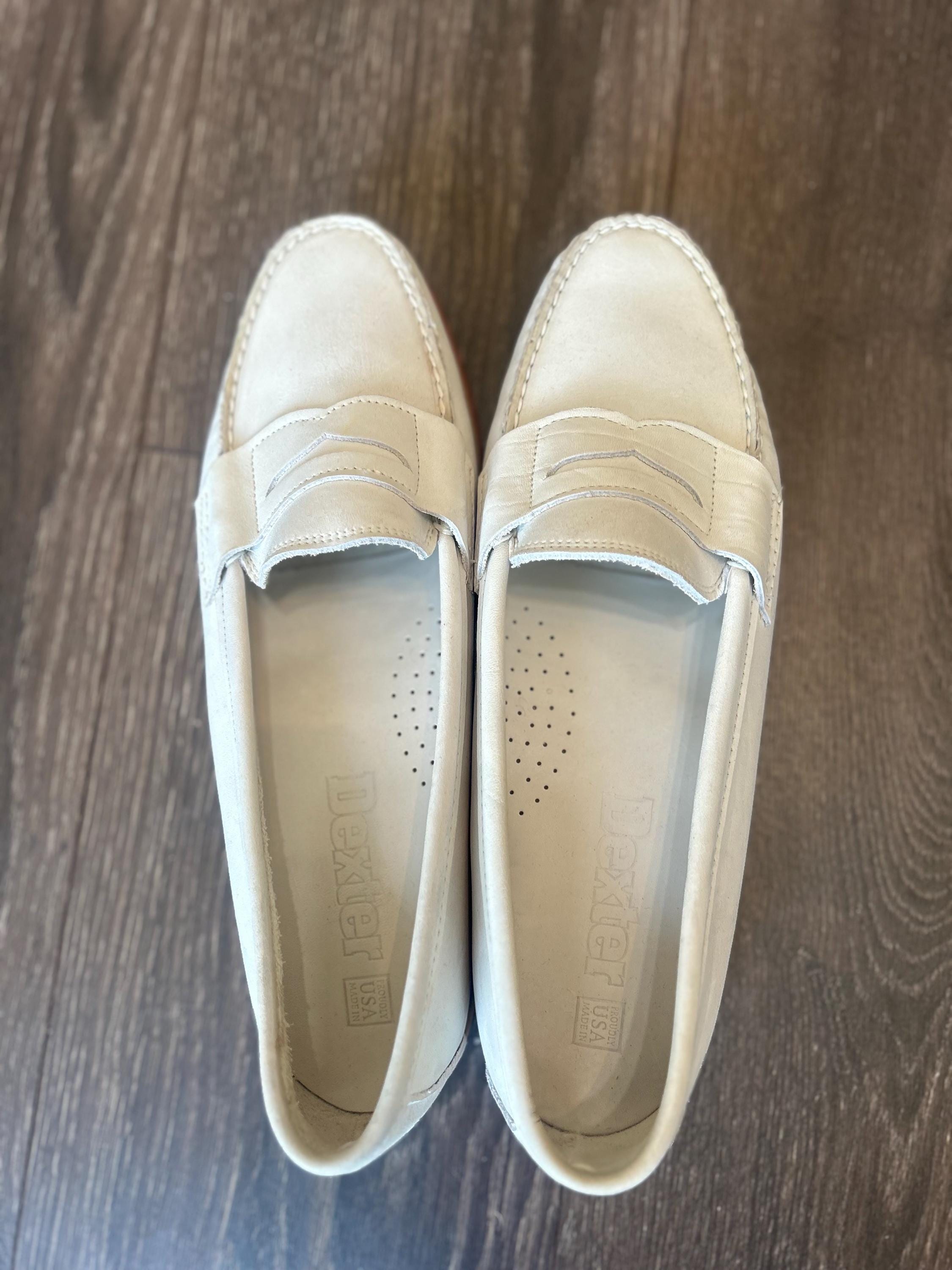 Dexter Men\'s Cream Loafers In praise of Duke + Dexter main image 3