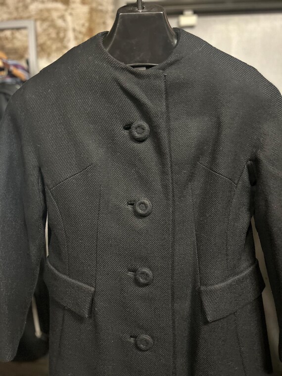 Lassie Junior Black Cavalry Twill Coat, Minimalis… - image 10