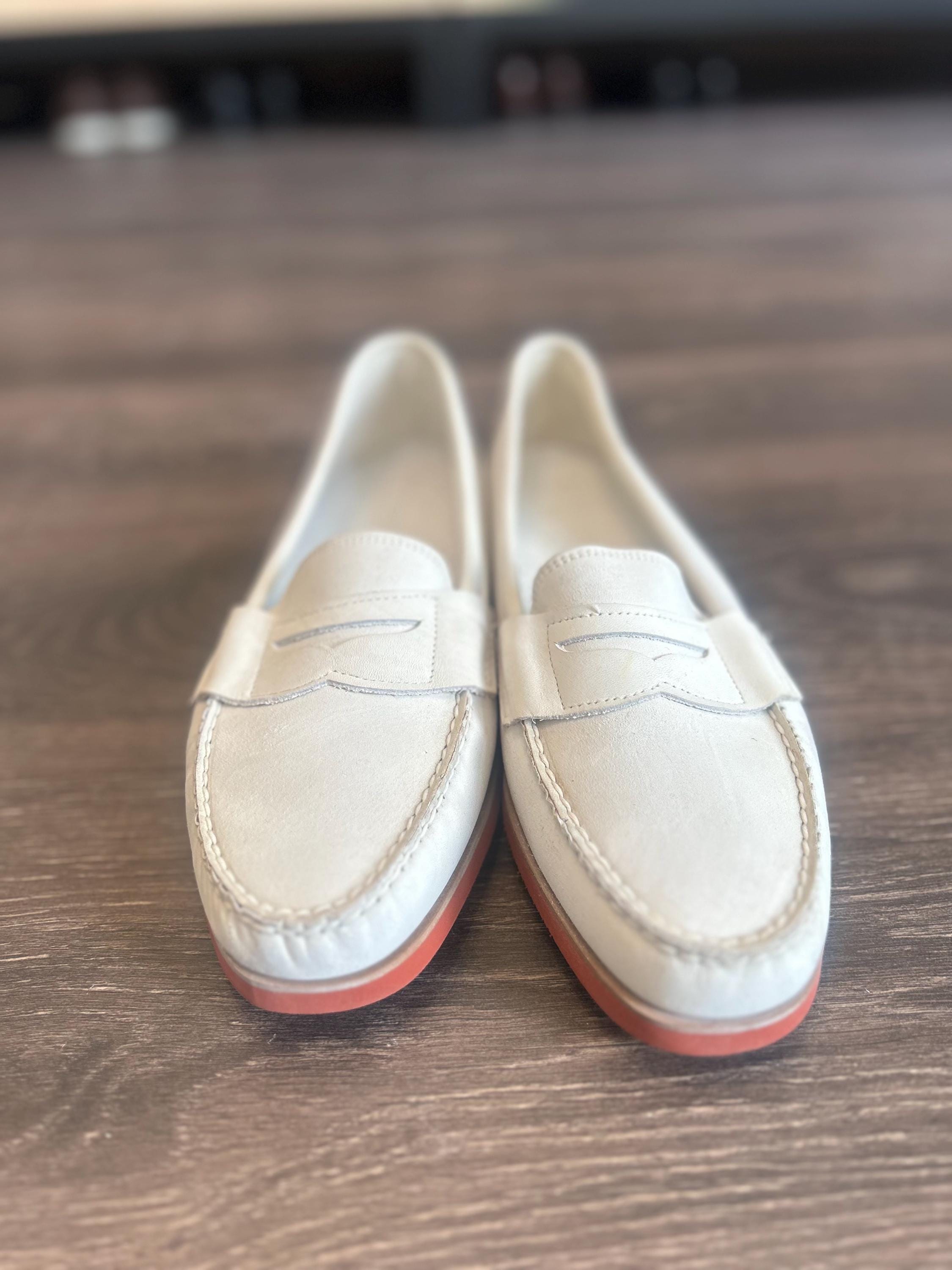 Dexter Men\'s Cream Loafers In praise of Duke + Dexter main image 4