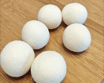 Wool Dryer Balls, Fabric Softener for Laundry, Reduce Clothing Static and Wrinkles