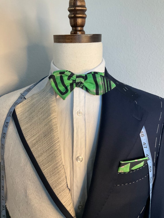 Bow tie and pocket square