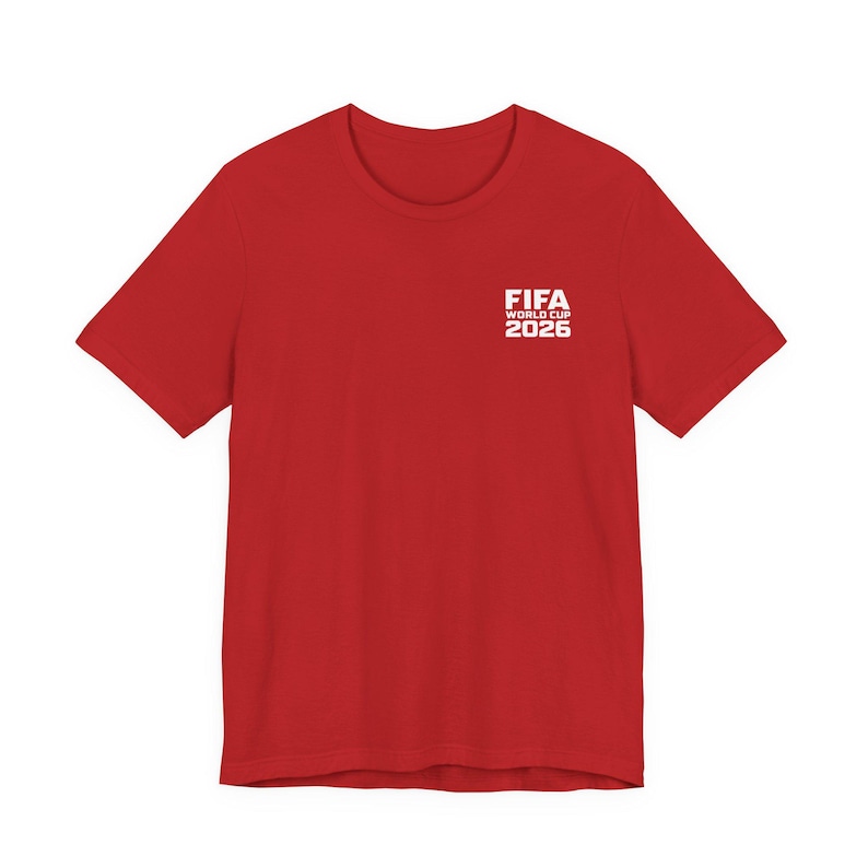 Croatia Fan Crest Soccer 2026 T-Shirt | FIFA World Cup 2026 Football Tee image 4