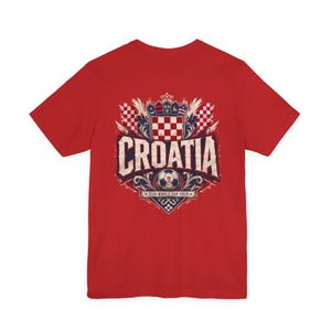 Croatia Fan Crest Soccer 2026 T-Shirt | FIFA World Cup 2026 Football Tee image 5