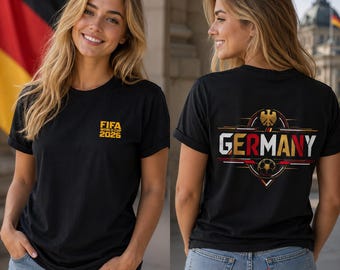 Germany Fan FIFA World Cup 2026 T-Shirt | Soccer Crest, National Team Football Tee
