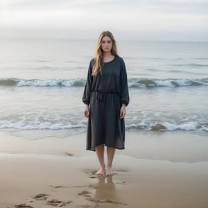 Women&#39;s Medieval Renaissance Tunic Dress | Minimalist Norse Viking Costume | Ren Faire Vintage Attire | Womens Historical Halloween Outfit
