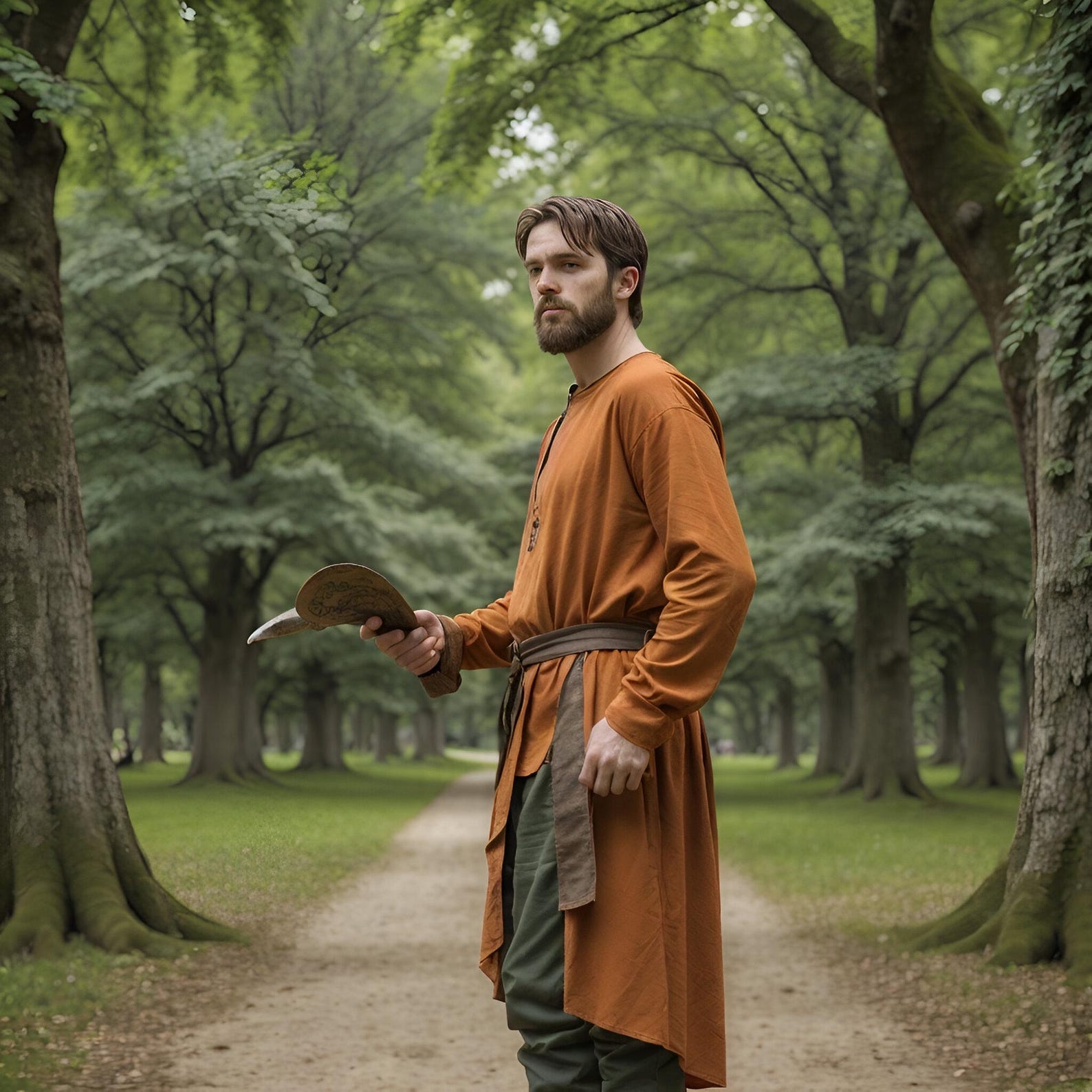 Rustic Viking Tunic for Men | Norse Warrior Medieval Costume ...
