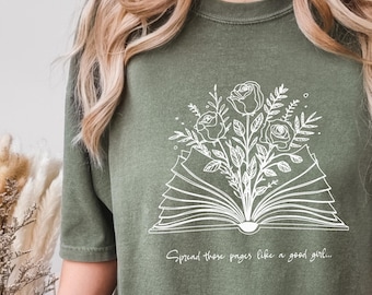 Camiseta para amantes de la obscenidad, merchandising de libros picantes, regalo para amantes de los libros sucios, camiseta de club de lectura obscena, camiseta de lectora romántica para mujeres, camiseta obscena literaria sutil para ella