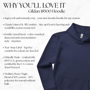 Made from a cozy 50/50 cotton and polyester blend this hoodie offers warmth and softness for ultimate comfort. Pre-shrunk to maintain its fit, it features a classic fit with a double-lined hood and color-matched drawcord. The ribbed cuffs and waistband provide enhanced stretch and recovery, while the pouch pocket keeps your hands warm or holds your essentials. This hoodie softens with each wash, making it perfect for layering or lounging. Double-needle stitching ensures long-lasting durability