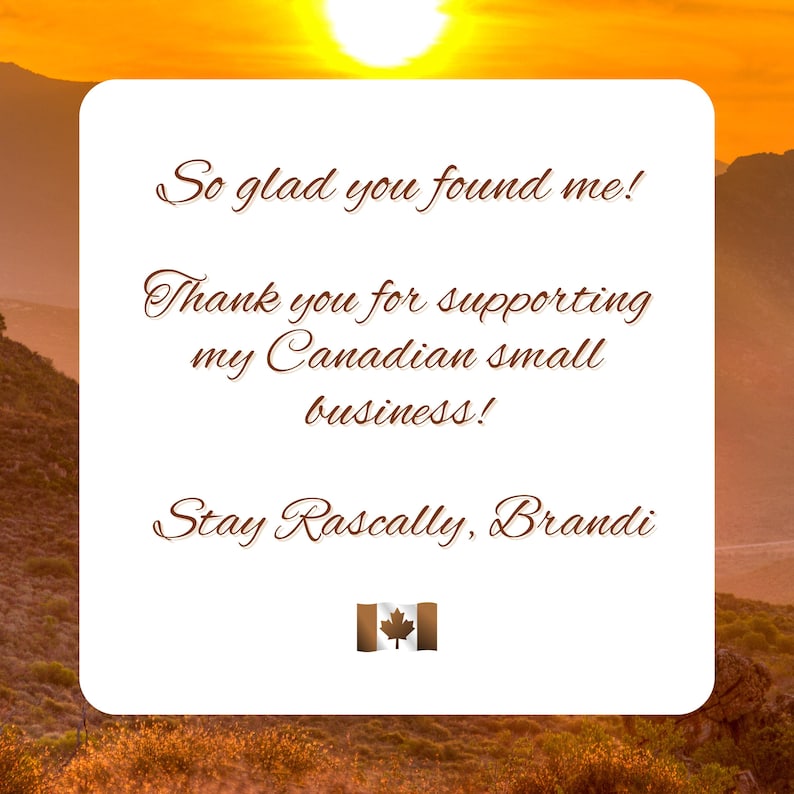 So glad you found me, thank you for supporting my small business