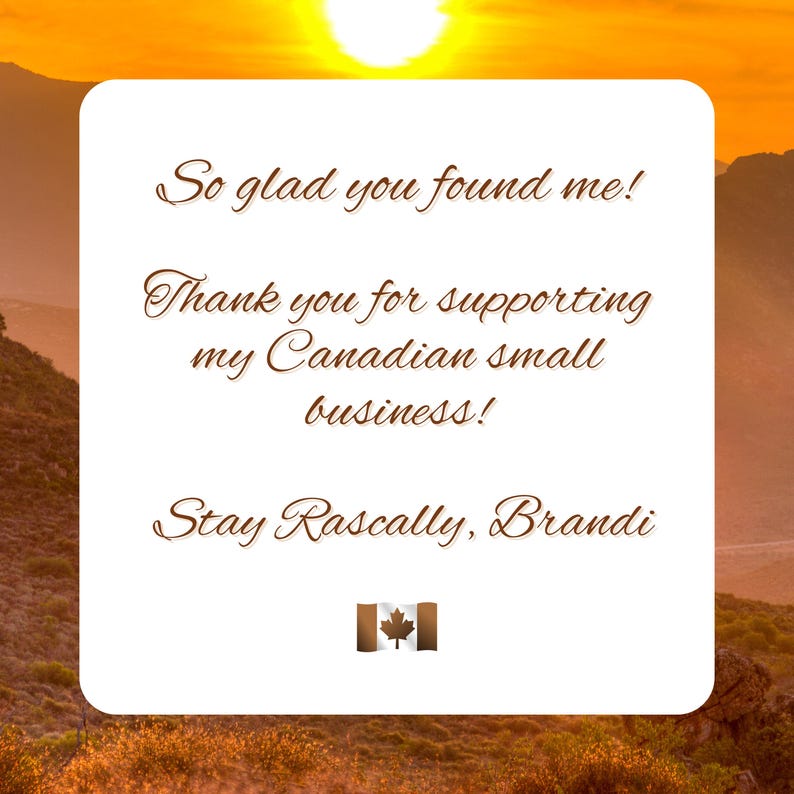 So glad you found me, thank you for supporting my small business