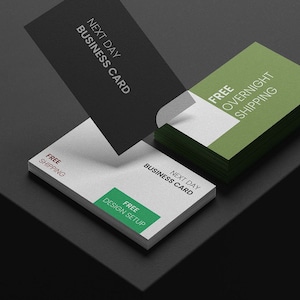 Cartes de visite | Cartes de visite le jour suivant | Cartes de visite avec expédition le lendemain | Cartes de visite personnalisées