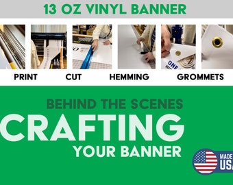 Full Color Custom Vinyl Banners - Next Day Production - Free Overnight Shipping
