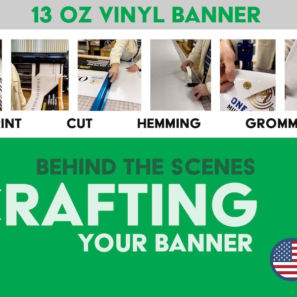 Full Color Custom Vinyl Banners - Next Day Production - Free Overnight Shipping