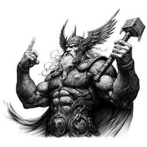 Viking Warrior - Fury Digital Art PNG JPEG & SVG Tribal Tattoo Download norse svg Thor png viking svg Valhalla svg Odin svg