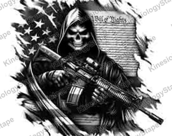 American Patriot Soldier military png Army svg - Digital Art | PNG, JPEG & SVG | Instant Download Skull svg Bill of Rights svg army