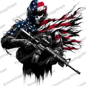 アメリカ国旗が揺れるソフトな外観のアメリカ国旗ポスタープリント紙